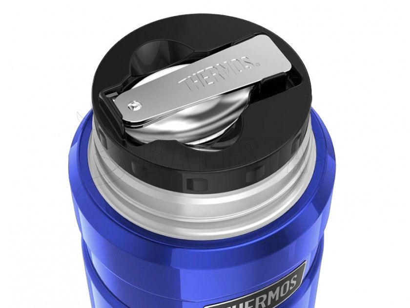 Thermos per alimenti con cucchiaio Thermos King 0,71 l blu