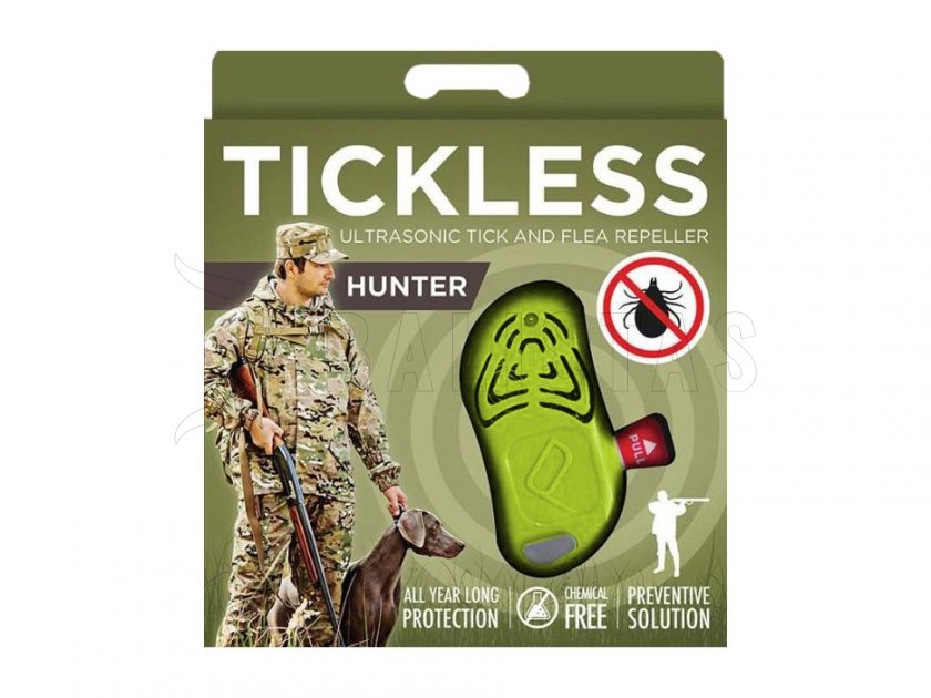 Repellente per zecche per cacciatori Tickless verde