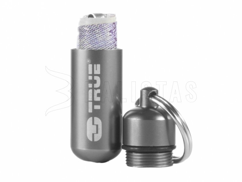 Pendente con vano portaoggetti True Utility CashStash TU241 argento