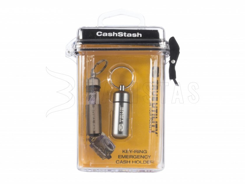 Pendente con vano portaoggetti True Utility CashStash TU241 argento