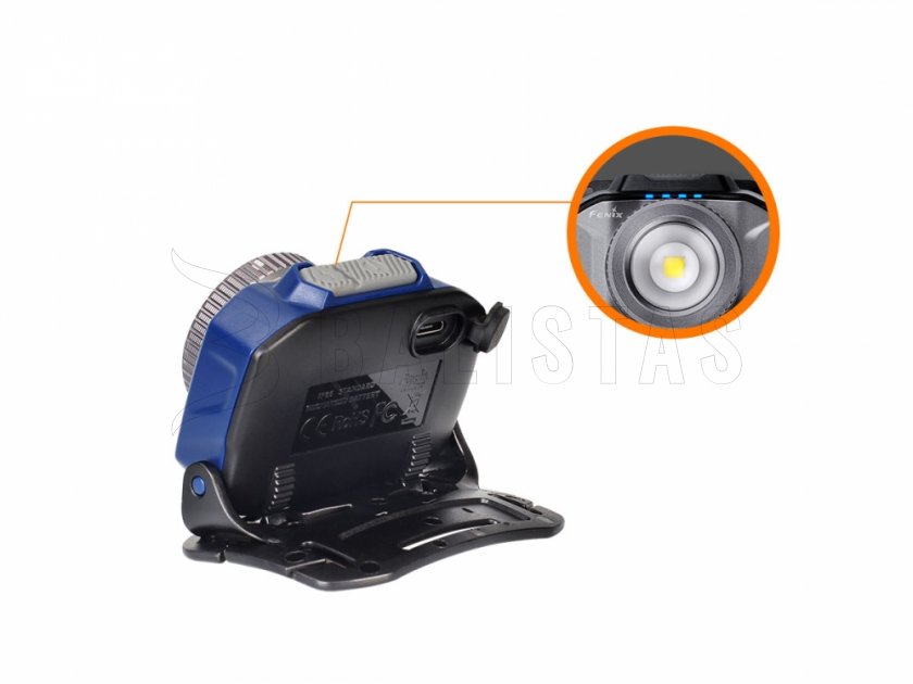 Lampada frontale a LED Fenix HL40R blu