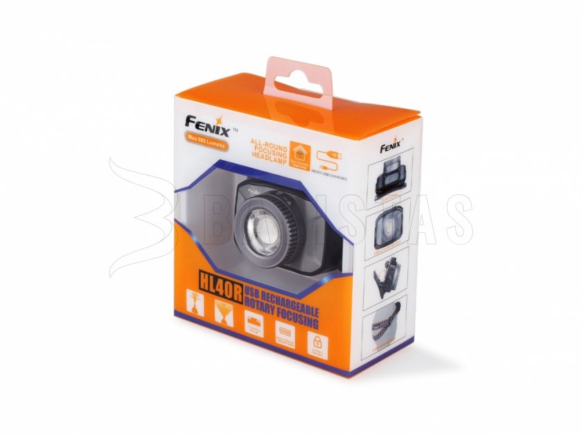 Lampada frontale a LED Fenix HL40R blu