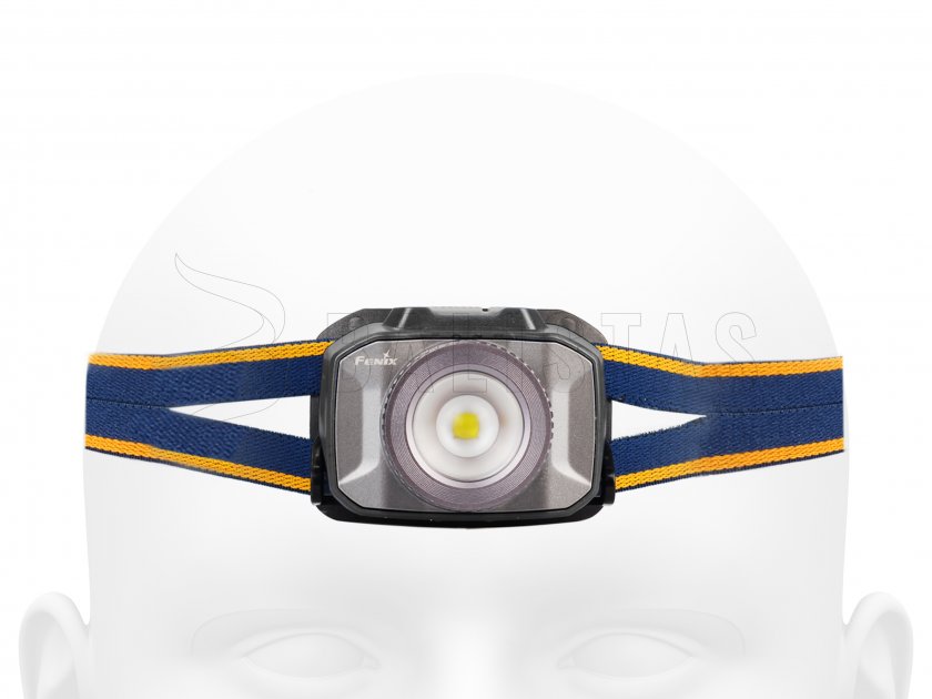 Torcia frontale a LED Fenix HL40R grigia