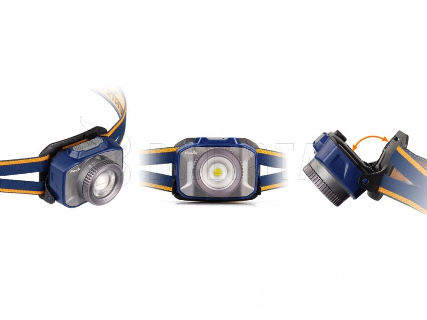 Torcia frontale a LED Fenix HL40R grigia