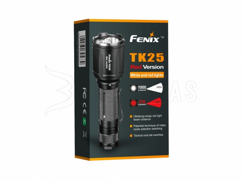 Torcia a LED Fenix TK25 Red