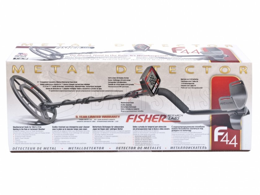 Metal detector Fisher F44 11'' DD