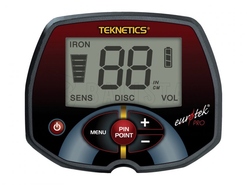 Rilevatore metalli Teknetics Eurotek PRO 11'' DD set