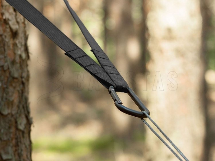Kit di sospensione per amaca Lesovik Smuk nero