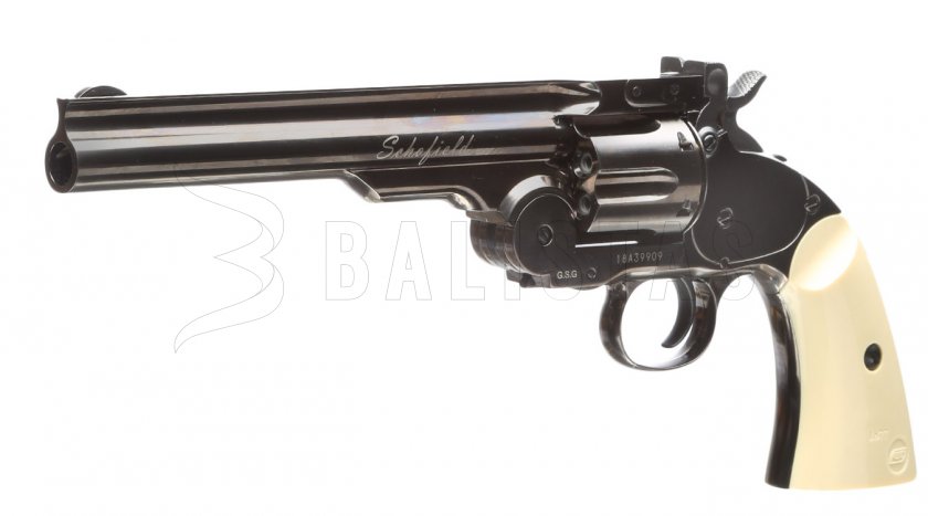 Revolver ad aria compressa ASG Schofield 6" Grigio 4,5mm BB
