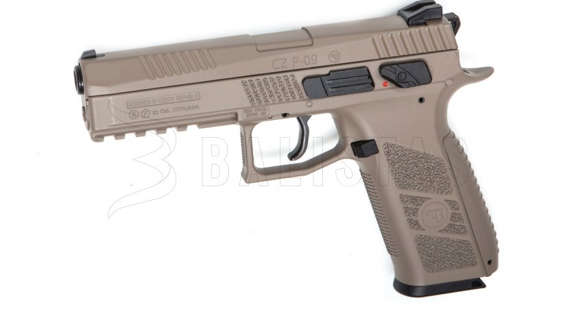 Pistola ad aria compressa ASG CZ P-09 FDE Blowback 4,5mm