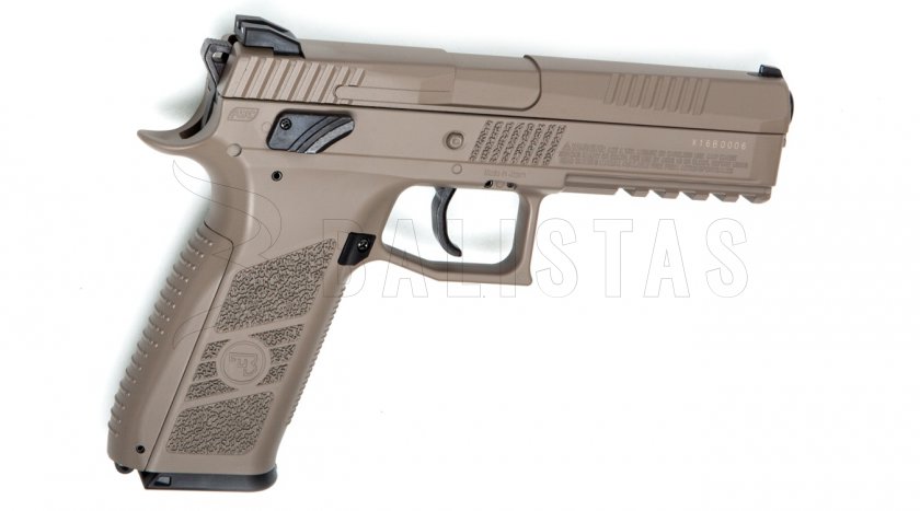 Pistola ad aria compressa ASG CZ P-09 FDE Blowback 4,5mm