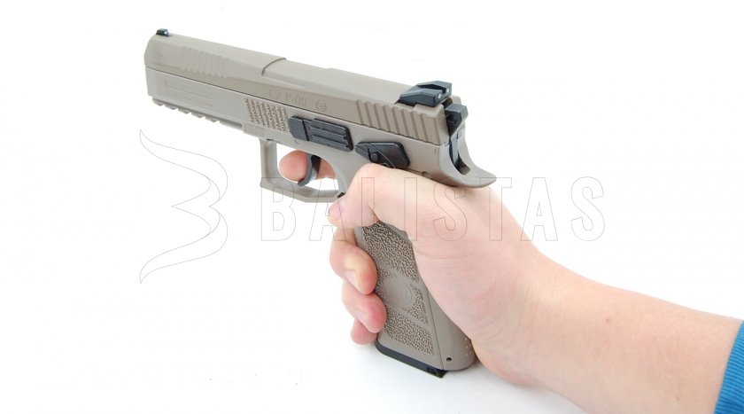 Pistola ad aria compressa ASG CZ P-09 FDE Blowback 4,5mm