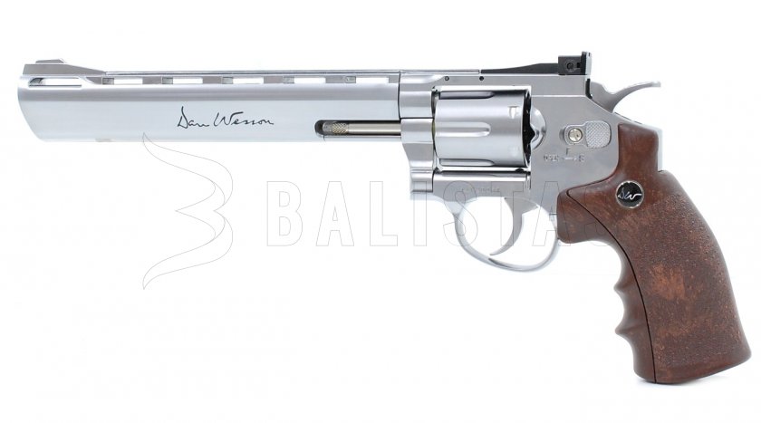Revolver ad aria compressa ASG Dan Wesson 8" Silver 4,5mm