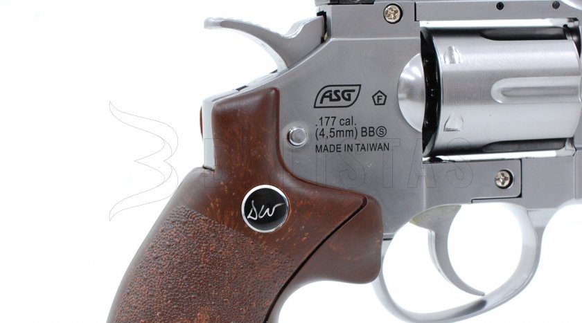 Revolver ad aria compressa ASG Dan Wesson 8" Silver 4,5mm