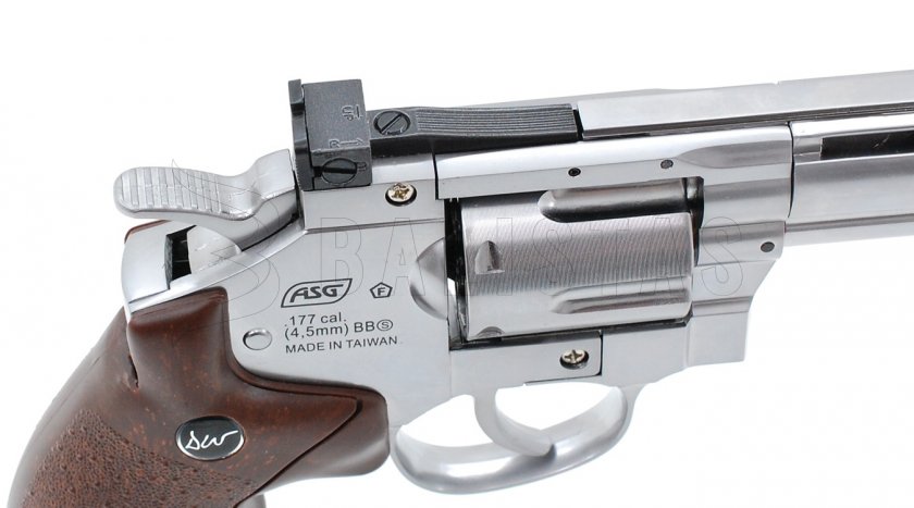 Revolver ad aria compressa ASG Dan Wesson 8" Silver 4,5mm