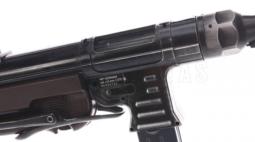 Pistola mitragliatrice ad aria compressa Umarex Legends MP40 GLE Full-Auto 4,5mm