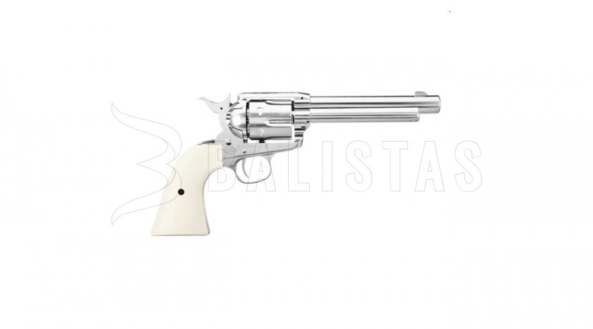 Revolver ad aria Umarex Colt SAA .45 Diabolo nichel 4,5mm