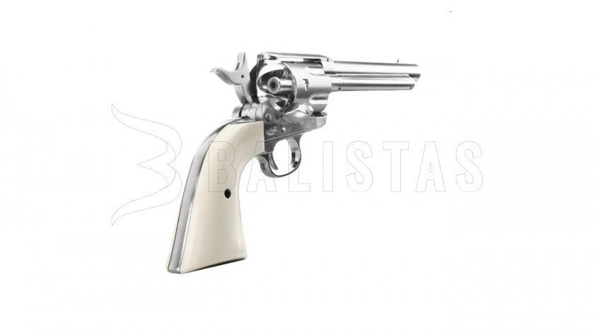 Revolver ad aria Umarex Colt SAA .45 Diabolo nichel 4,5mm