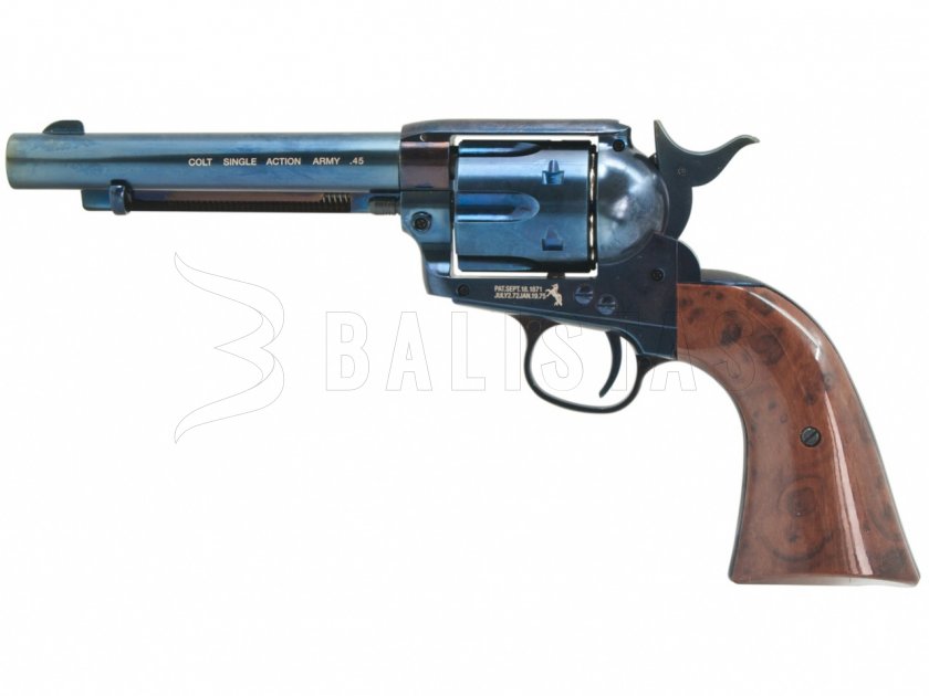 Revolver ad aria compressa Umarex Colt SAA .45 Diabolo Blued/Brown 4,5mm