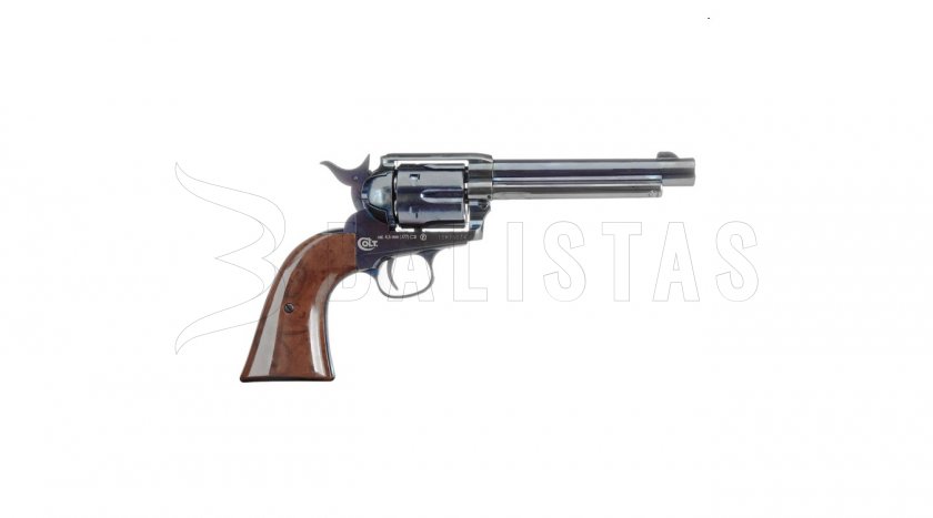 Revolver ad aria compressa Umarex Colt SAA .45 Diabolo Blued/Brown 4,5mm