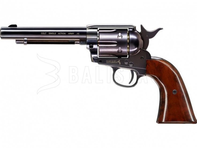 Revolver ad aria compressa Umarex Colt Single Action Army SAA .45 blued 4,5mm