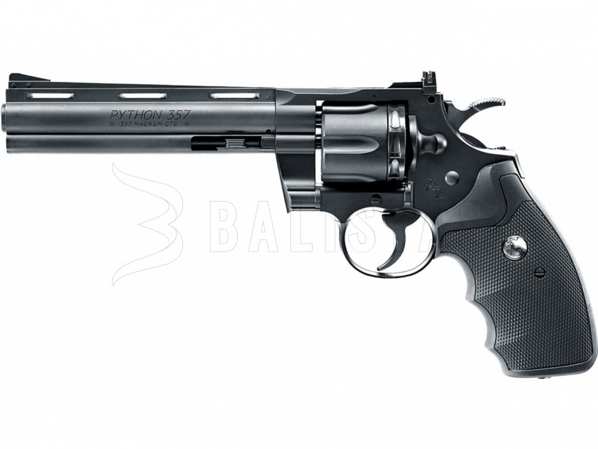 Revolver ad aria compressa Umarex Colt Python 6" nero Diabolo/BB 4,5mm