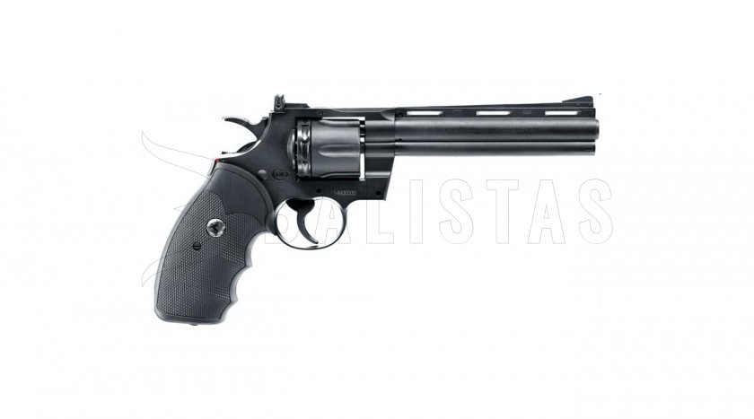 Revolver ad aria compressa Umarex Colt Python 6" nero Diabolo/BB 4,5mm