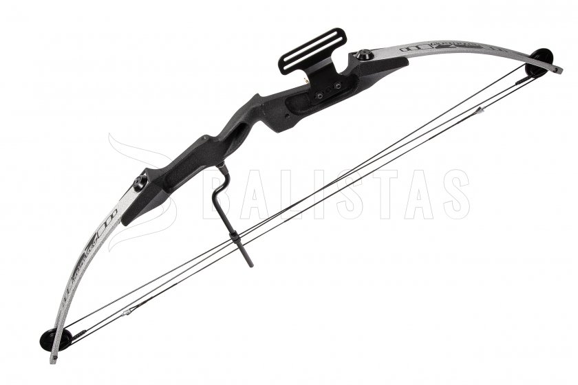 Arco Perfect Line Cobra compound 55lb argento mancino
