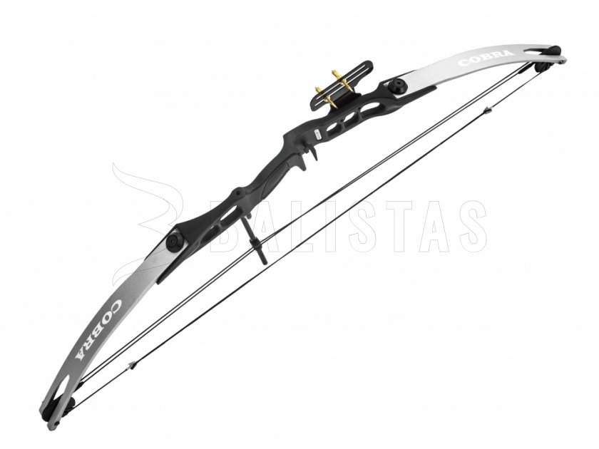 Arco Perfect Line Cobra compound 55lb argento mancino