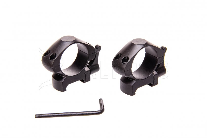 Montaggio Venox 22mm/30mm acciaio sgancio rapido medio