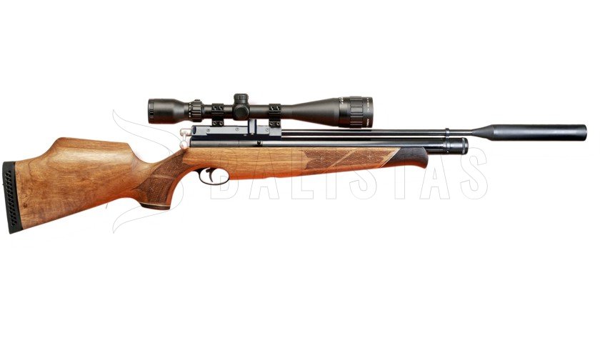 Carabina ad aria compressa Air Arms S410 Rifle 4,5mm Noce