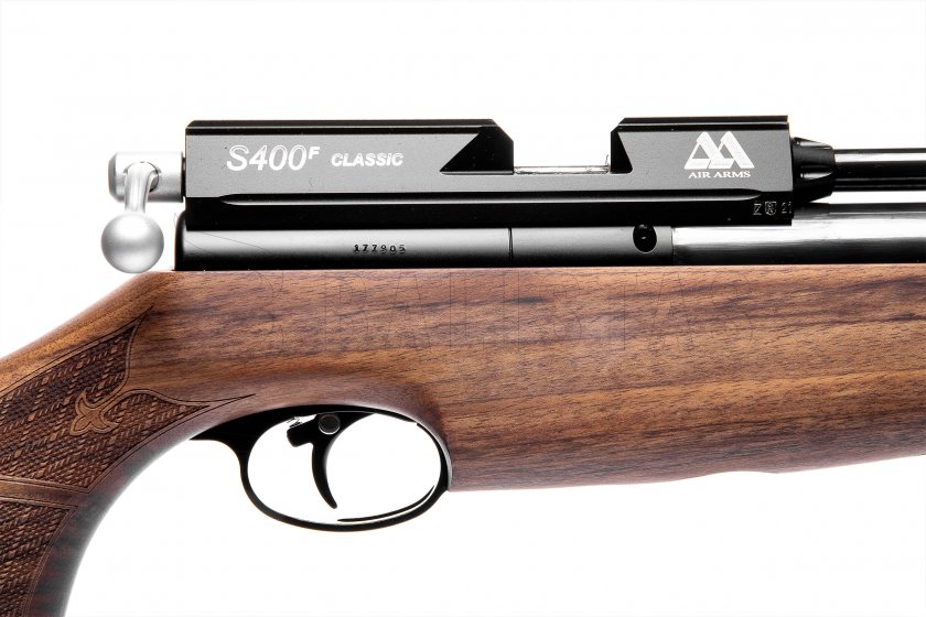 Carabina ad aria compressa Air Arms S400 Rifle 5,5mm Noce