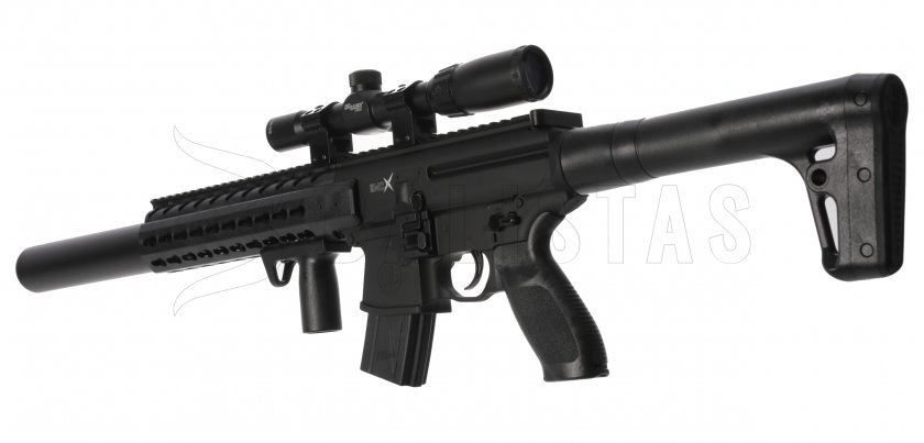Carabina ad aria Sig Sauer MCX 4,5mm con cannocchiale