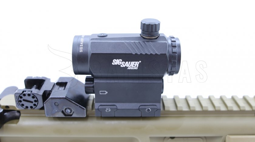 Carabina ad aria Sig Sauer MPX 4,5mm FDE Sand con collimatore
