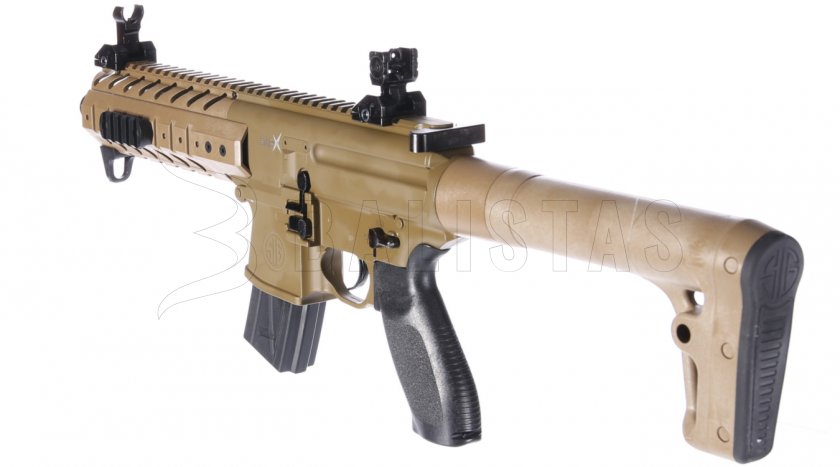 Carabina ad aria Sig Sauer MPX 4,5mm FDE Sand con collimatore