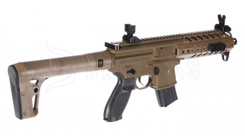 Carabina ad aria Sig Sauer MPX 4,5mm FDE Sand con collimatore