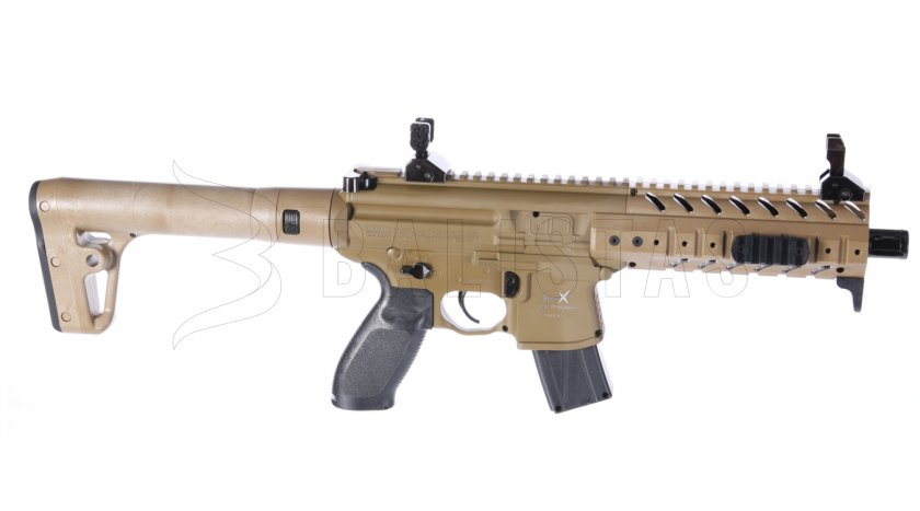 Carabina ad aria Sig Sauer MPX 4,5mm FDE Sand con collimatore