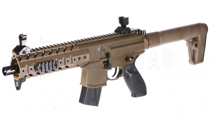 Carabina ad aria Sig Sauer MPX 4,5mm FDE Sand con collimatore