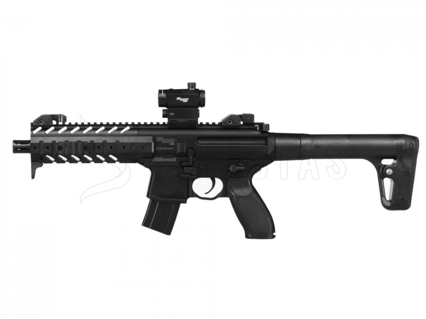 Carabina ad aria Sig Sauer MPX 4,5mm con collimatore