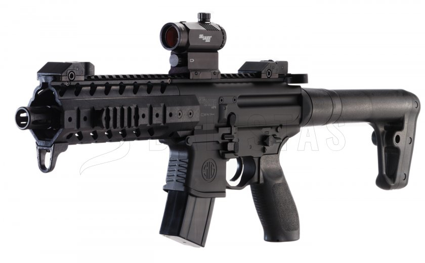 Carabina ad aria Sig Sauer MPX 4,5mm con collimatore