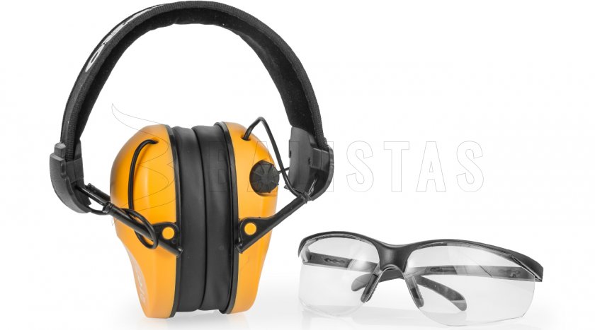 Cuffie RealHunter Aktivní Pro Arancioni + Occhiali