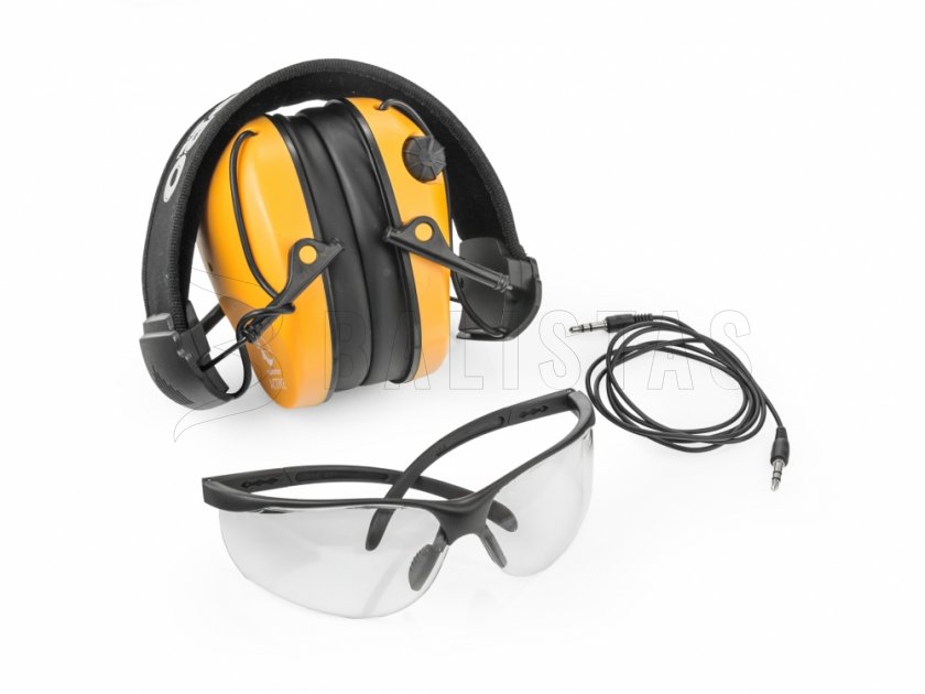 Cuffie RealHunter Aktivní Pro Arancioni + Occhiali