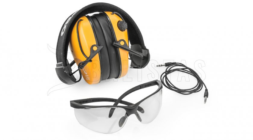 Cuffie RealHunter Aktivní Pro Arancioni + Occhiali