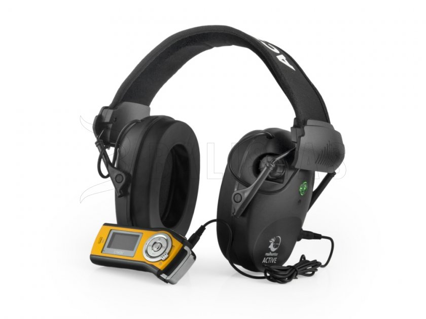 RealHunter Active Pro nero Cuffie + occhiali