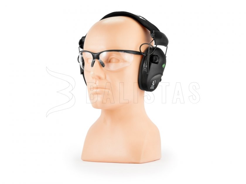 RealHunter Active Pro nero Cuffie + occhiali