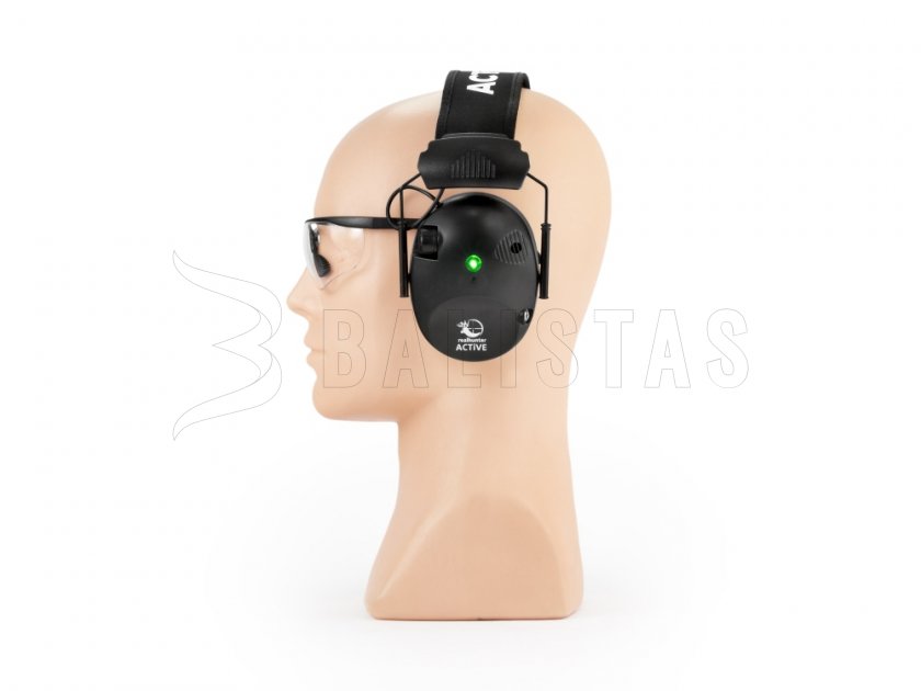 RealHunter Active Pro nero Cuffie + occhiali