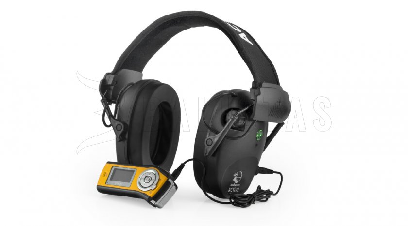 RealHunter Active Pro nero Cuffie + occhiali