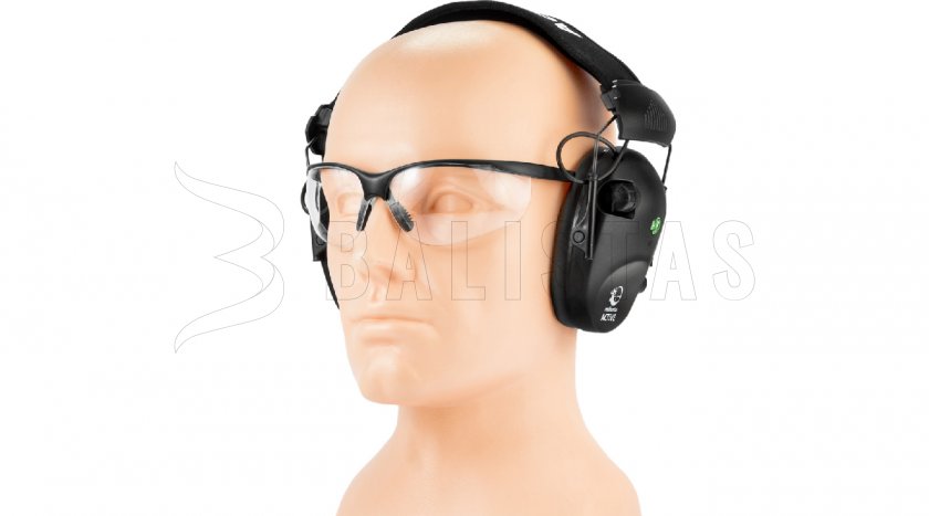 RealHunter Active Pro nero Cuffie + occhiali