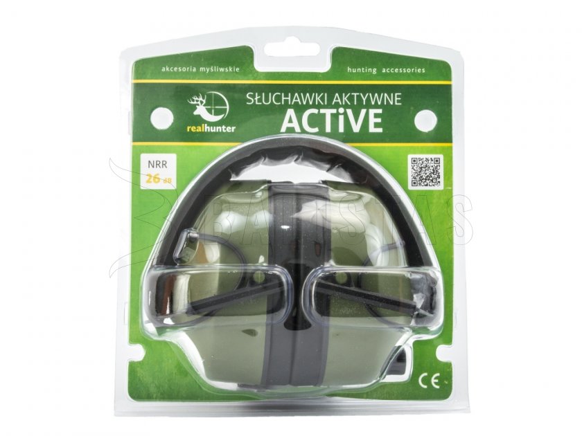 Cuffie RealHunter Active Olive