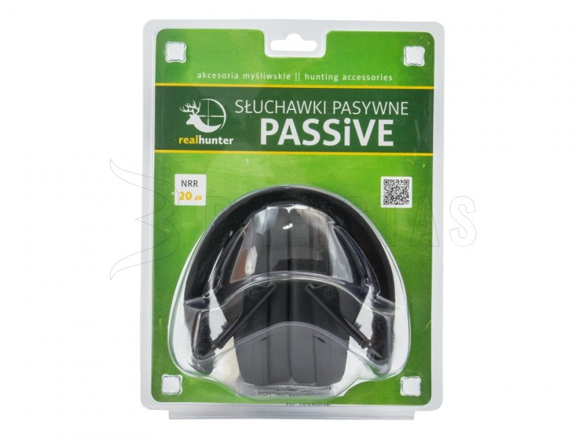 RealHunter Cuffie passive nere